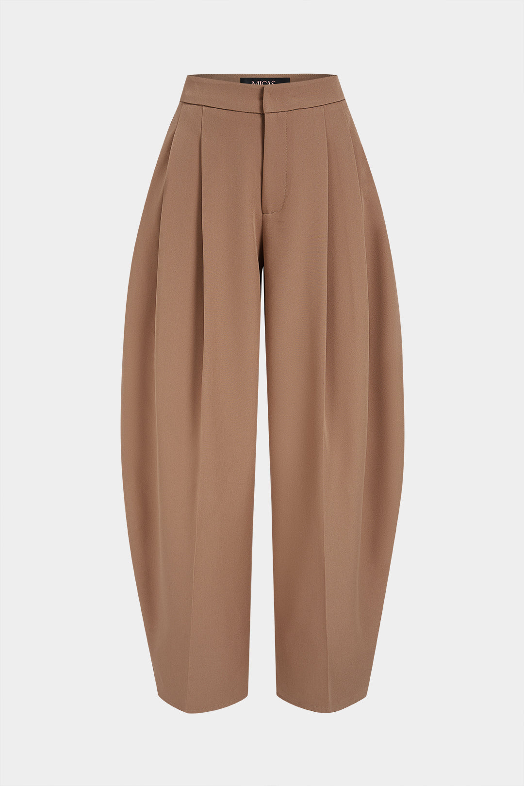 Mila - Effen broek met ballonmodel