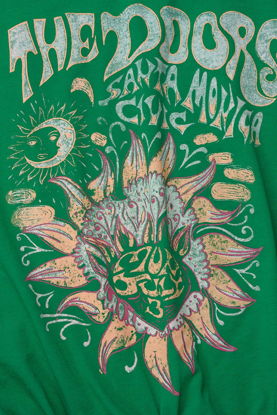 T-shirt met knoopdetail en korte mouwen