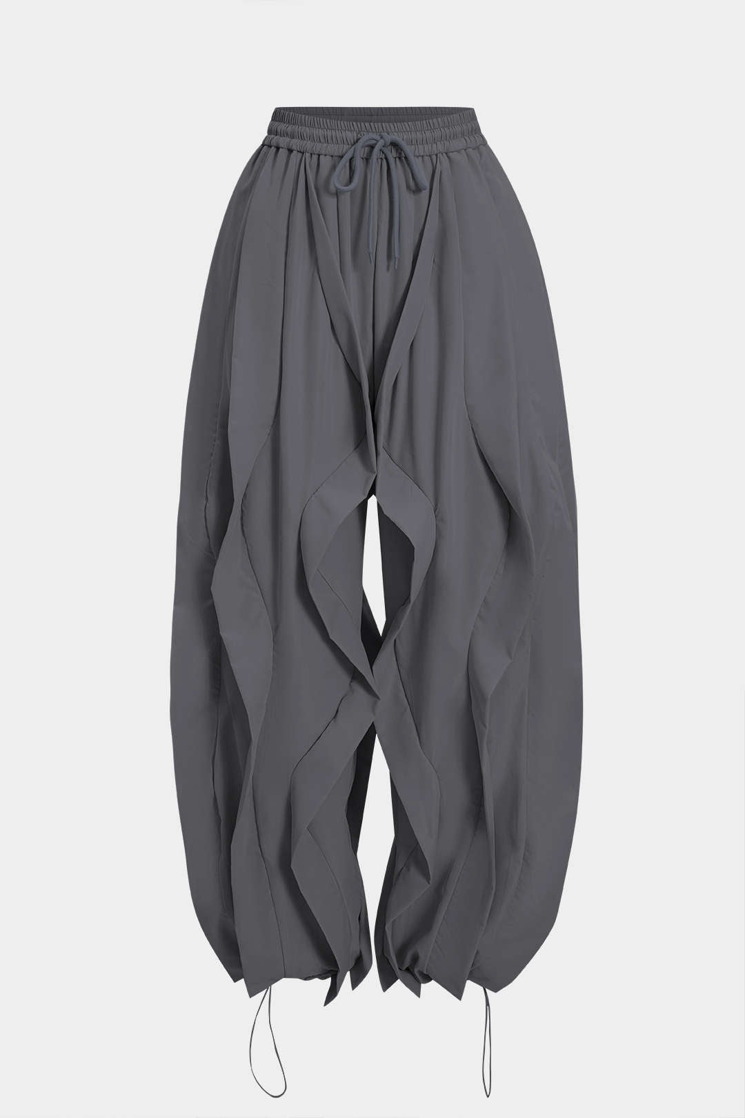 Pantalon met trekkoord en volants
