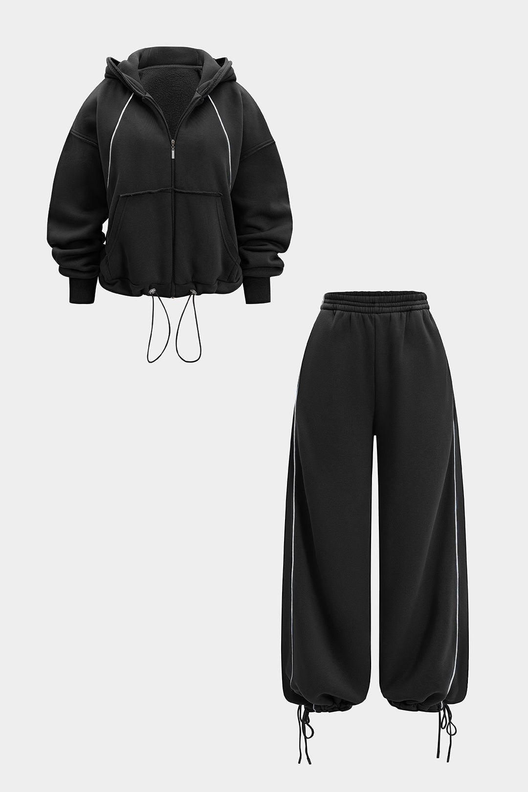 Set met hoodie en pantalon