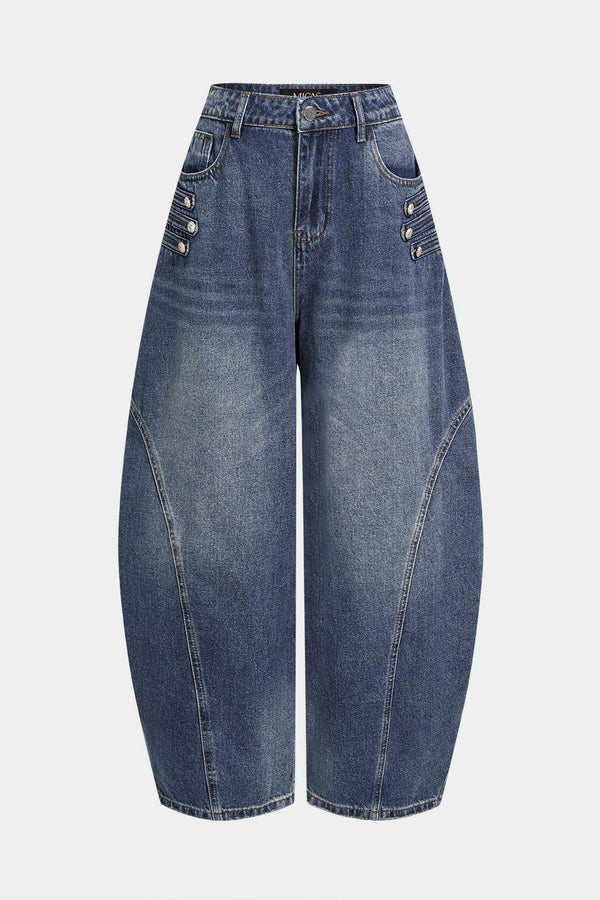Metallic jeans