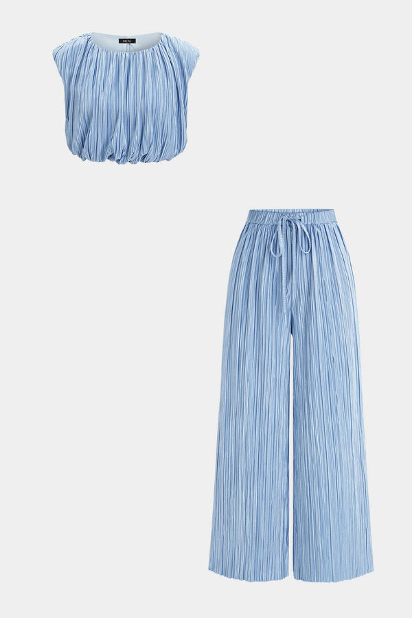 Mira - Mouwloze set met top en broek