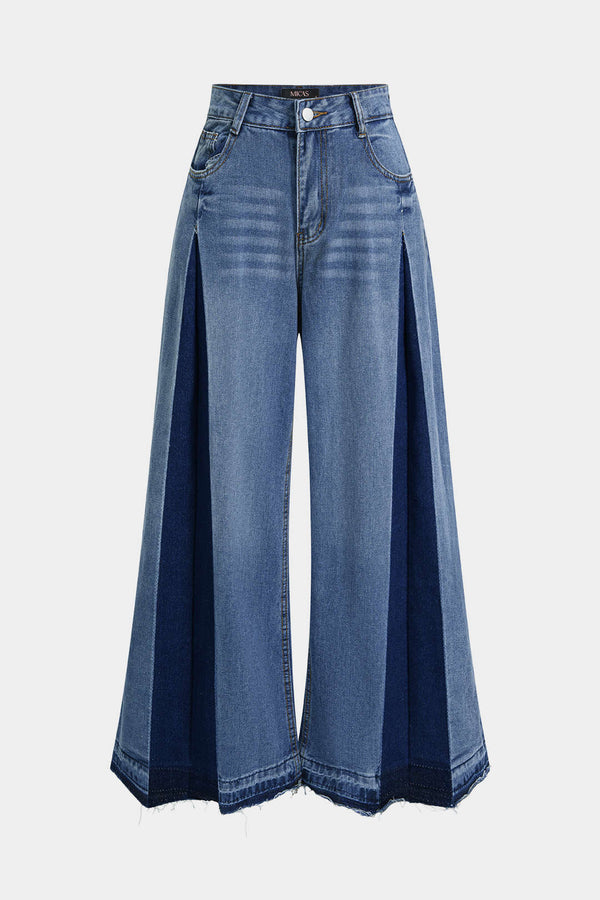 Rosa - Jeans met wijde pijpen