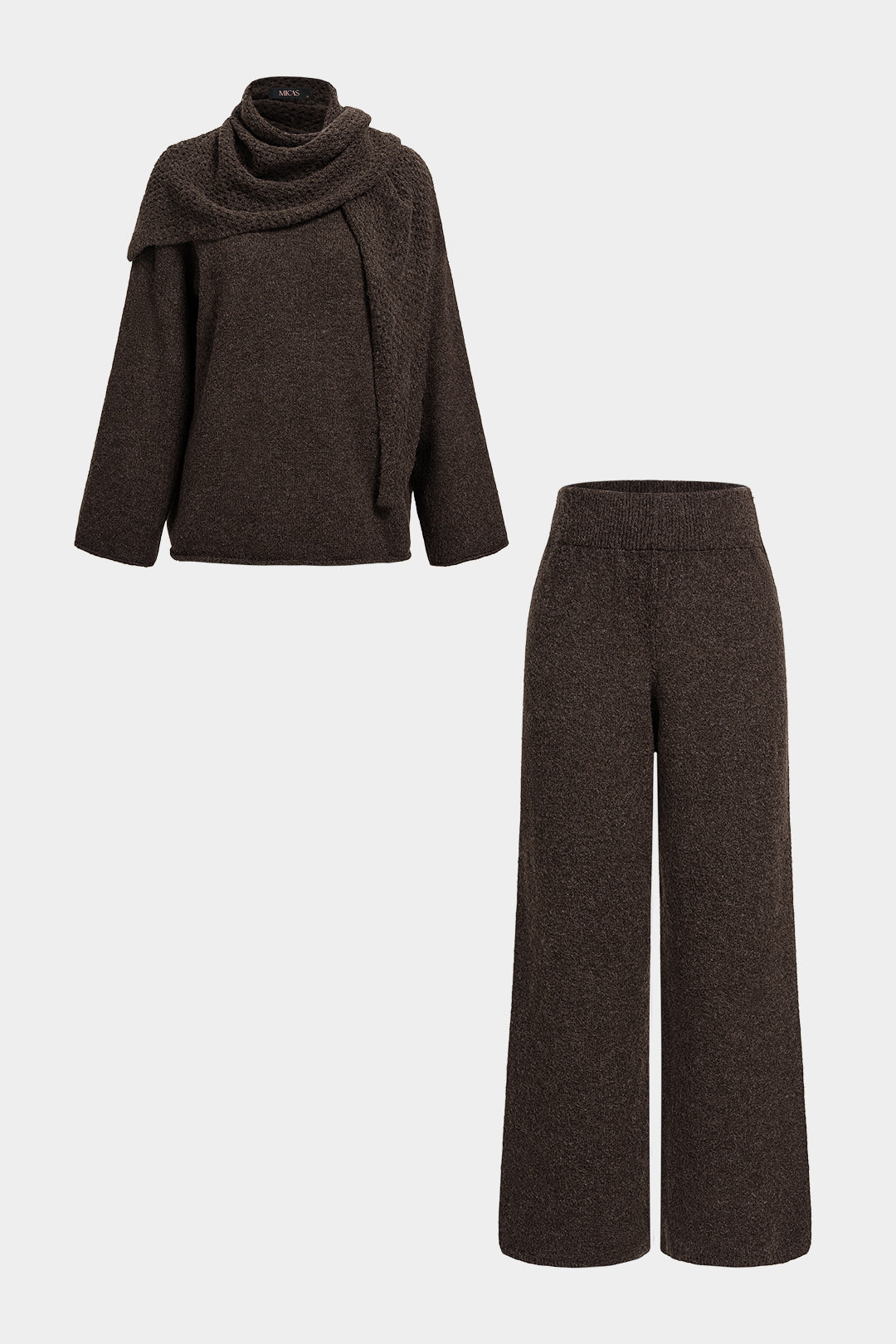 Dana - Gebreide set met top en broek