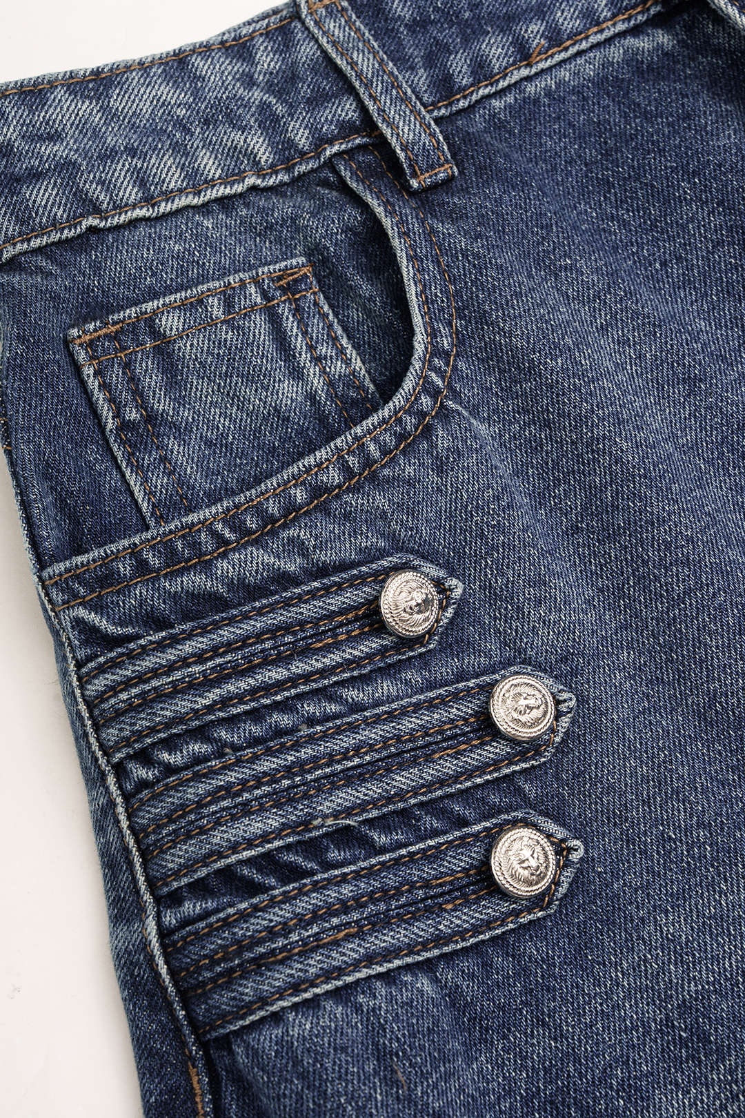 Metallic jeans