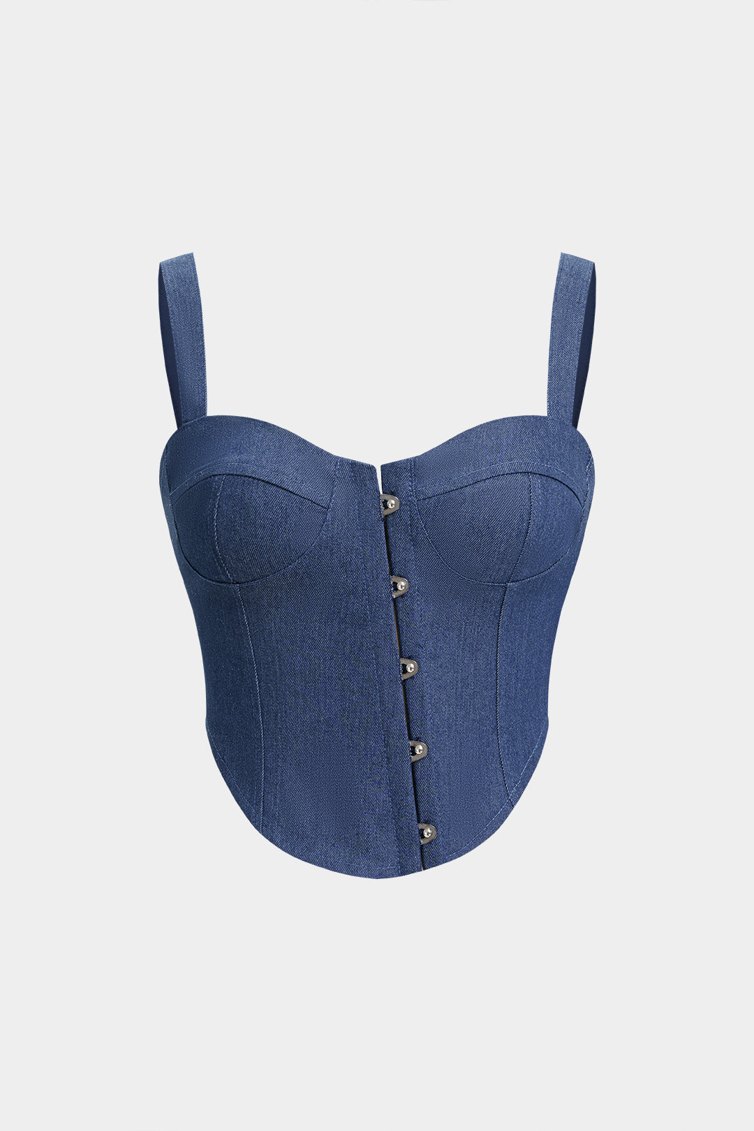 Asymmetrische cropped top