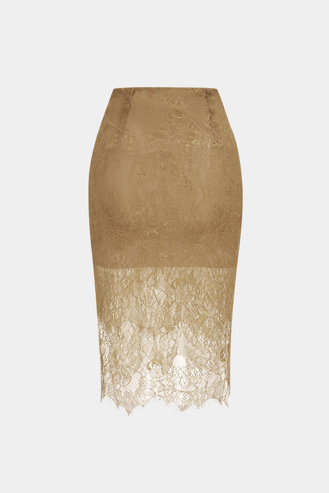Eva - Rok met kant en hoge taille