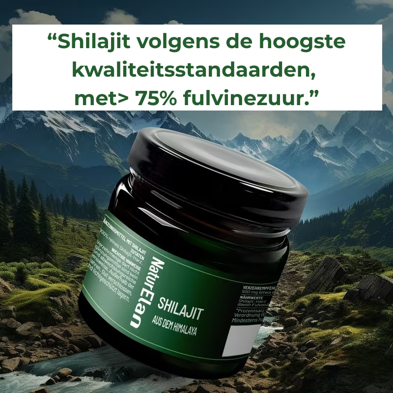 ShilajitPure® – Himalaya Resin Boost voor Energie & Vitaliteit