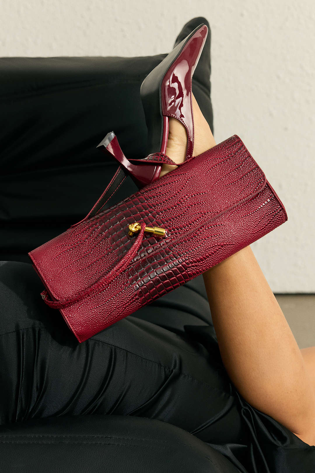 Tara - Leren-look tas