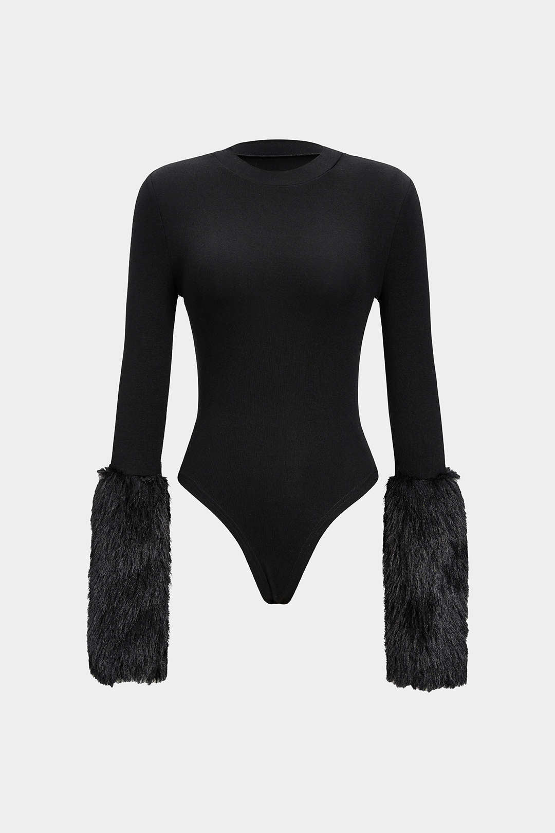 Patchwork body met lange mouwen