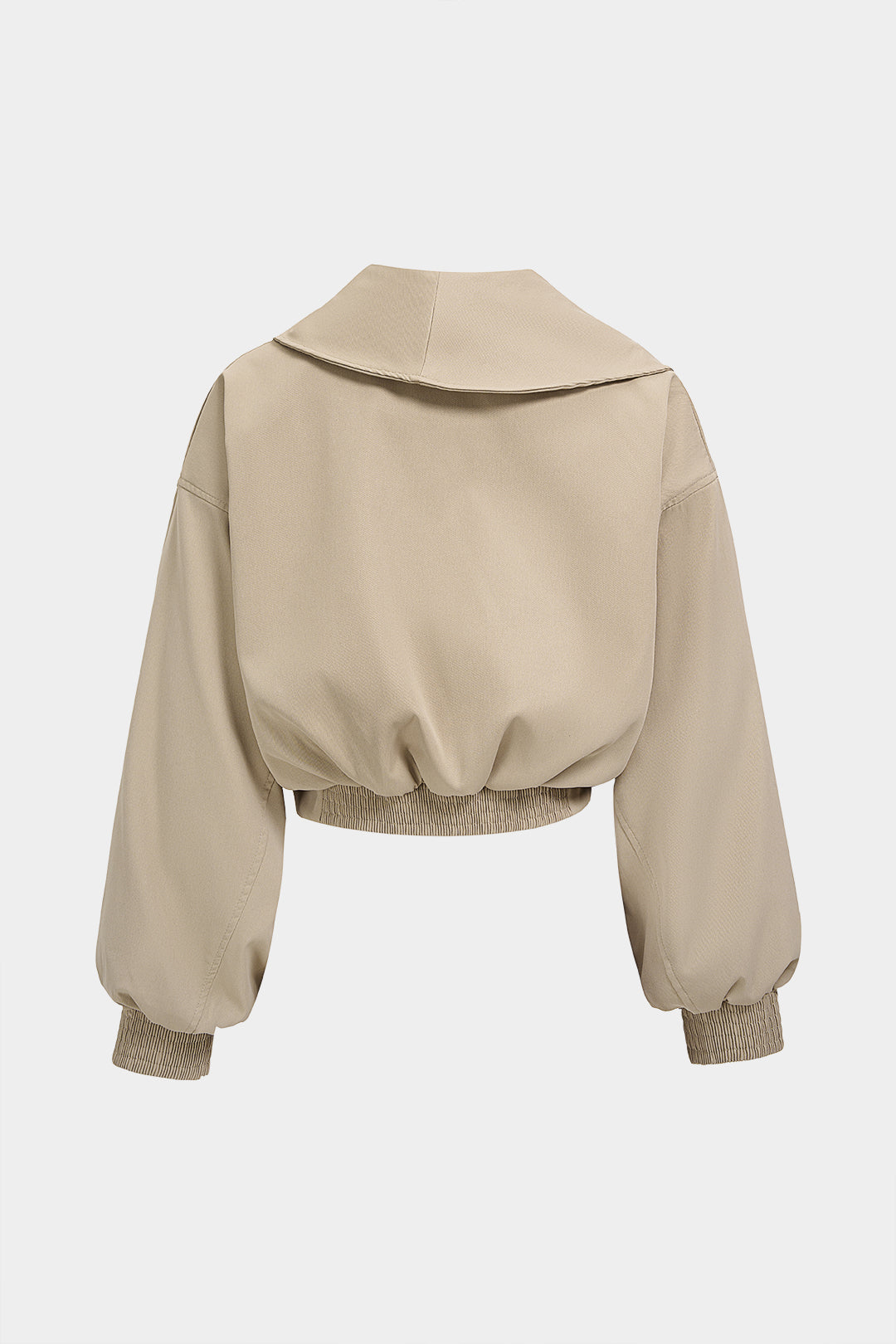 Asymmetrisch jasje met revers en V-hals