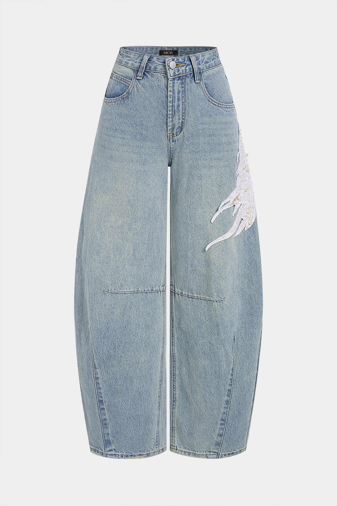 Selin - Jeans met wijde pijpen