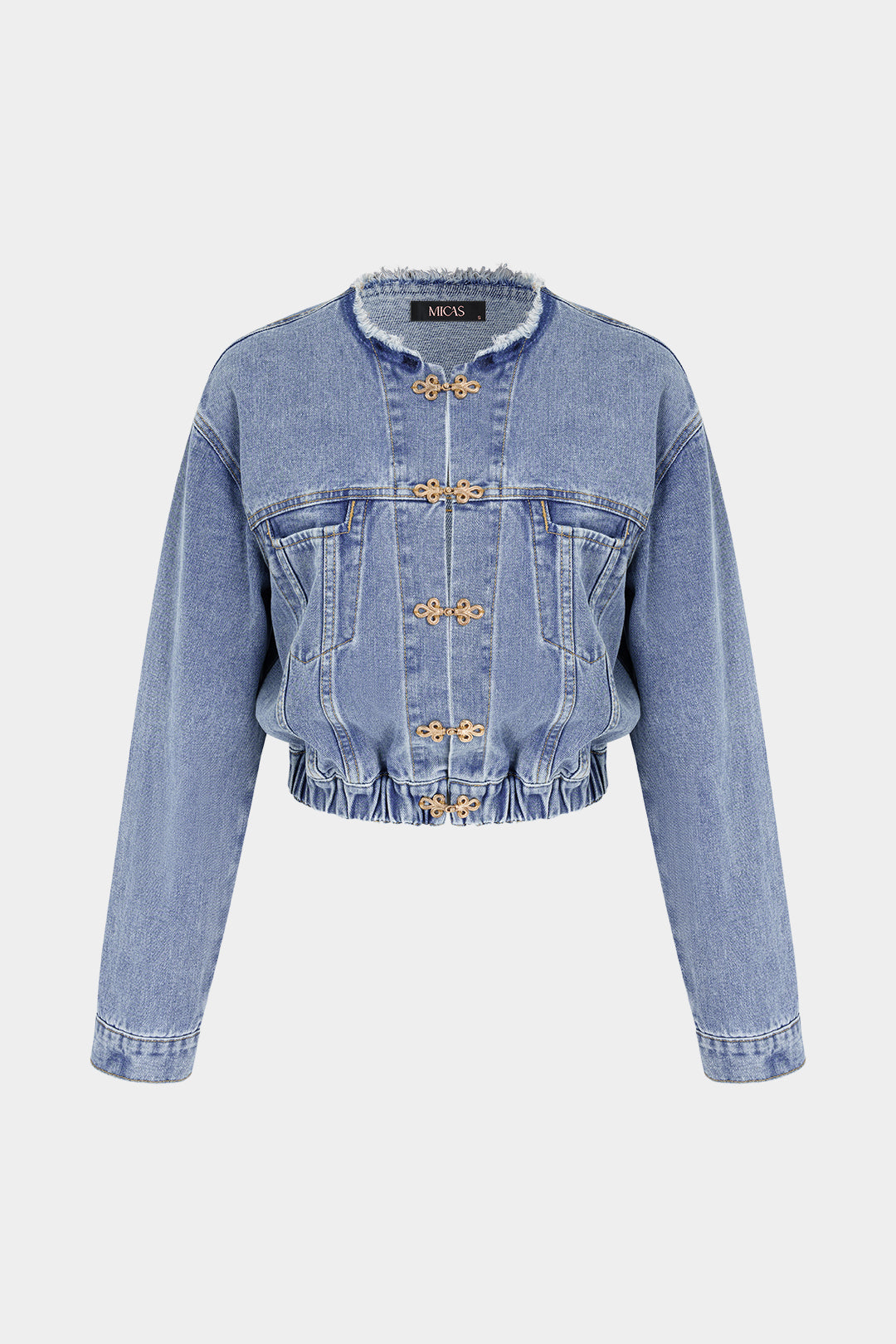 Denim metallic jasje