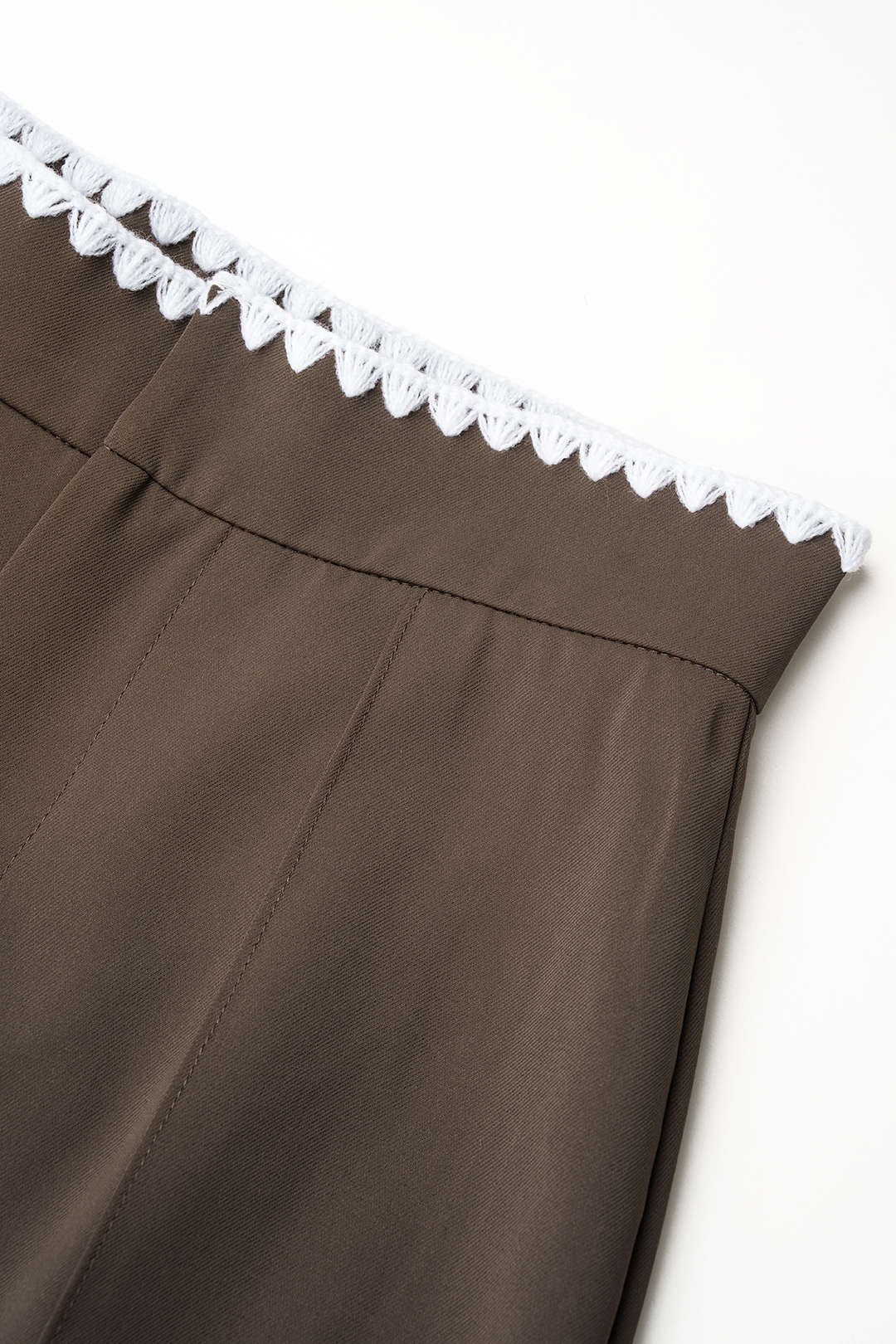Broek met hoge taille