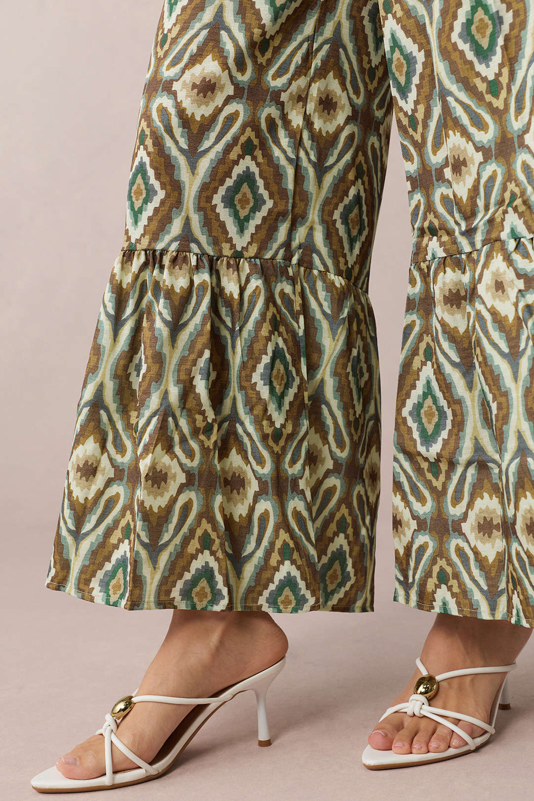 Hester - Broek met hoge taille en wijde pijpen