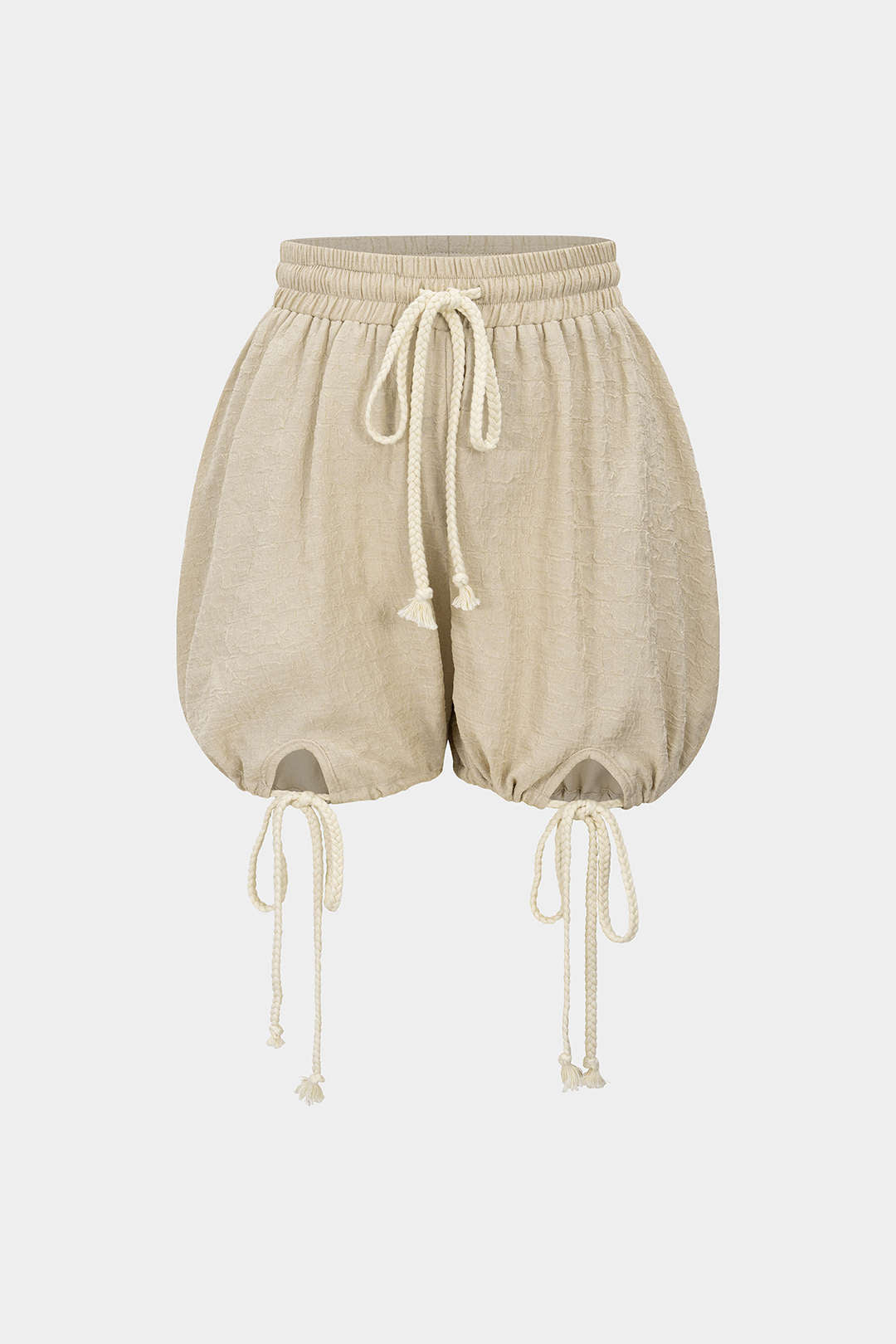 Short met trekkoord en strik