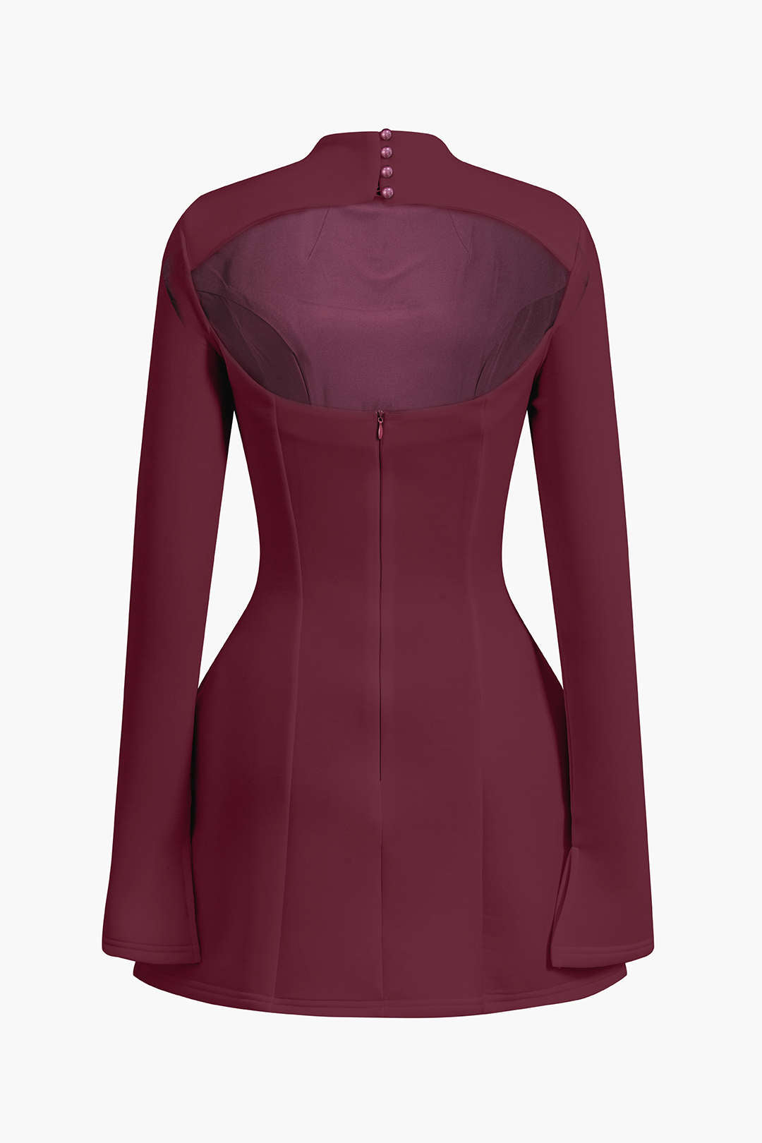 Minijurk met open rug