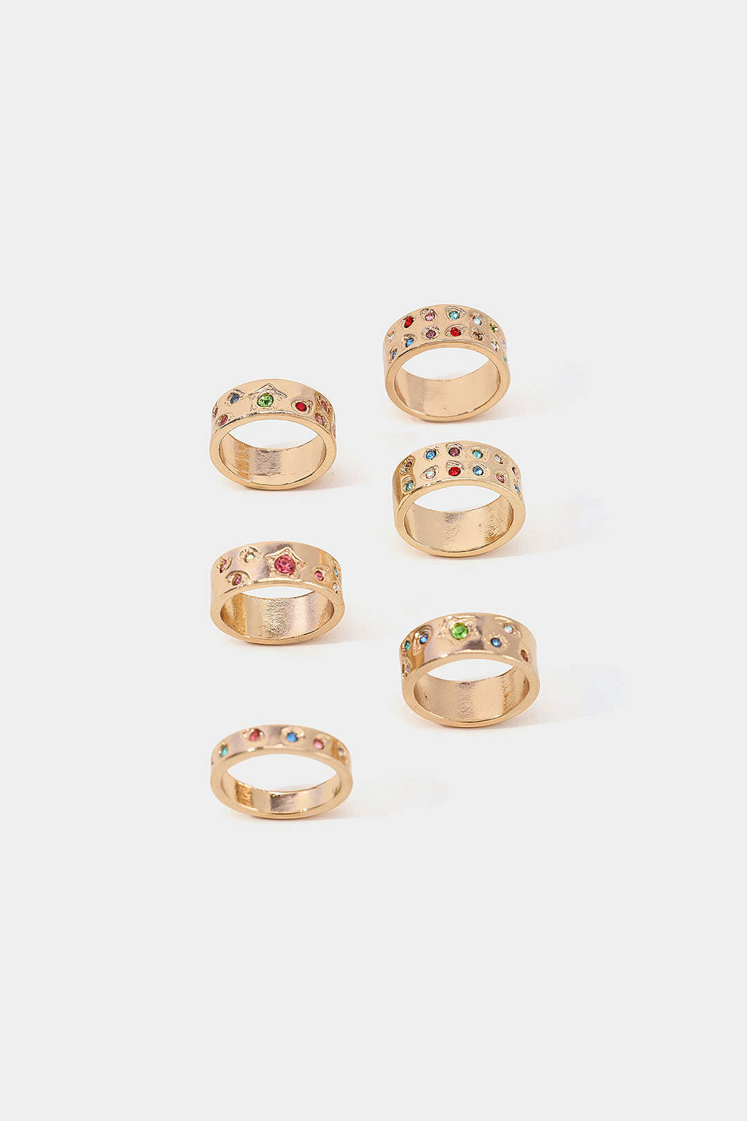 Fleur - Geometrische ringen