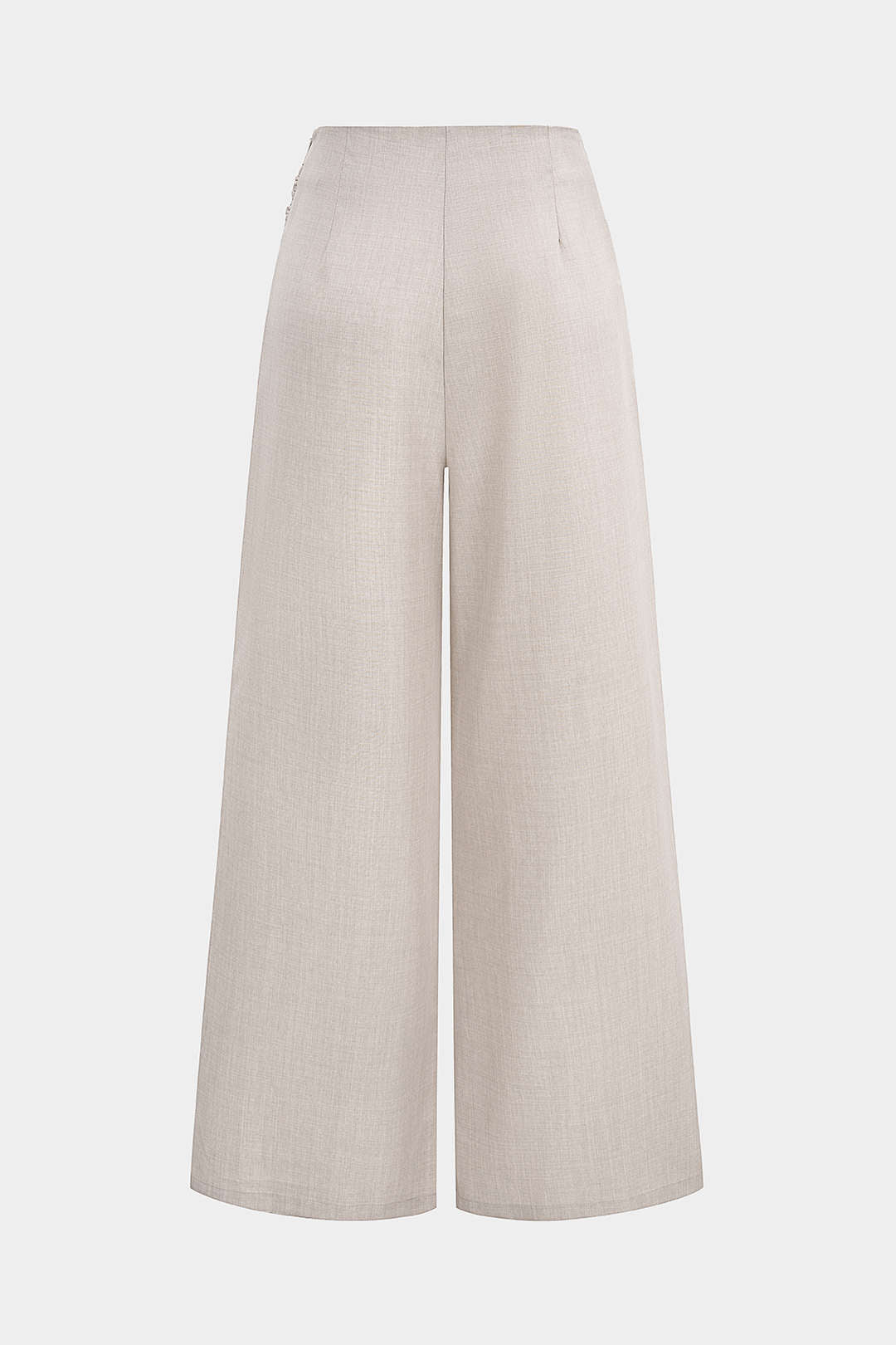Maud - Broek met ruches en wijde pijpen