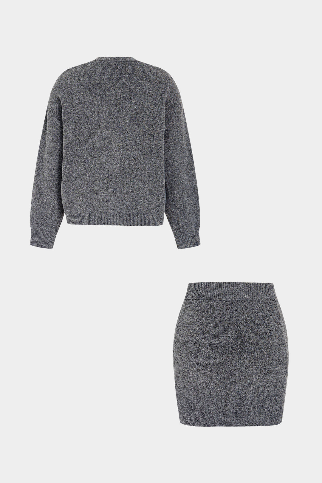 Selin - Gebreide set met top en minirok