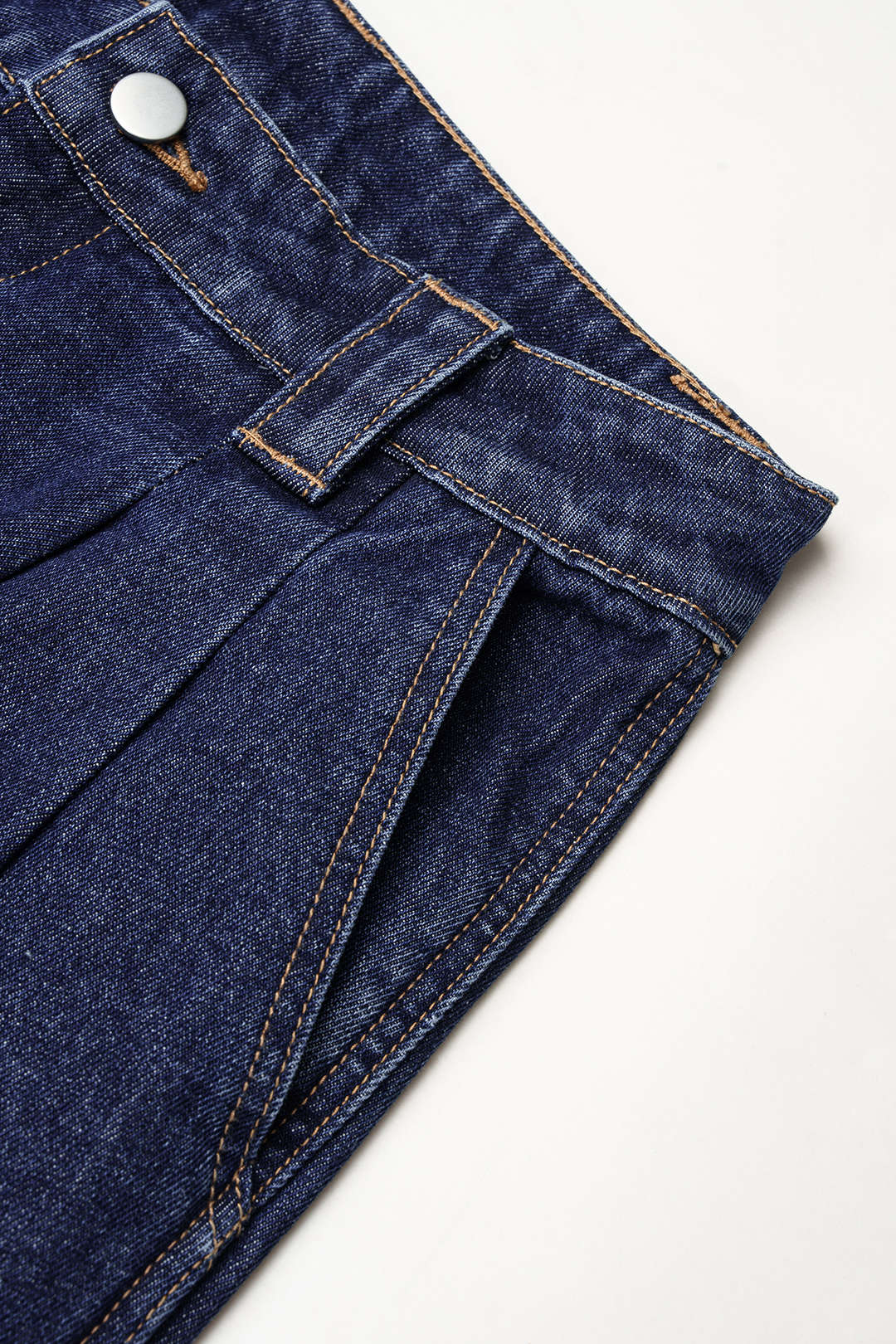 Geplooide jeans