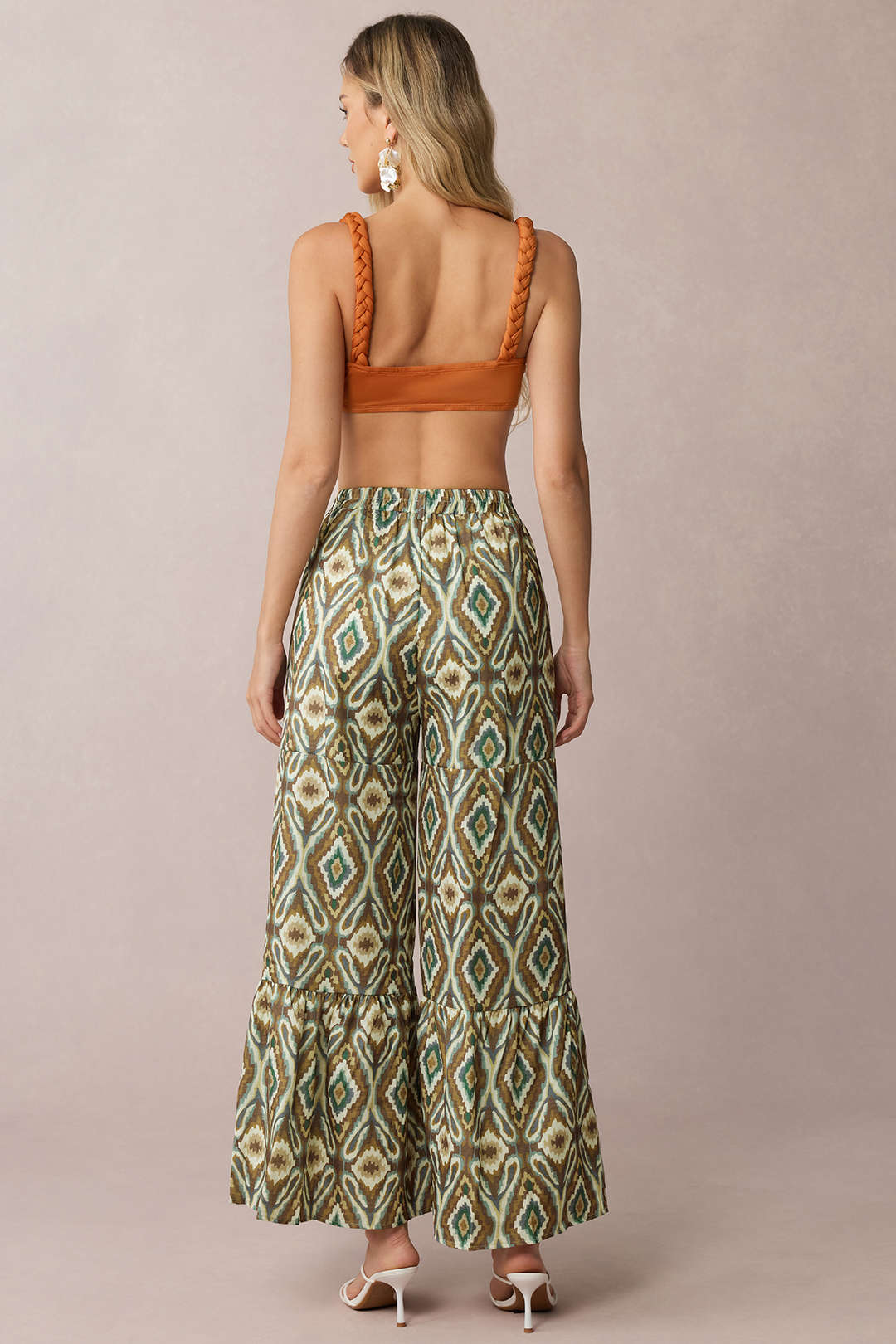 Hester - Broek met hoge taille en wijde pijpen