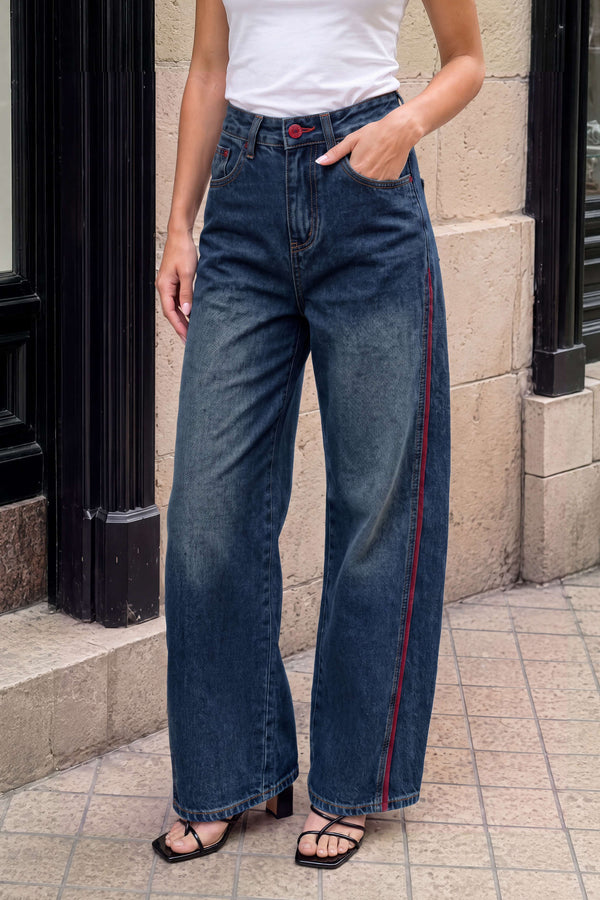 Livia - Jeans met hoge taille