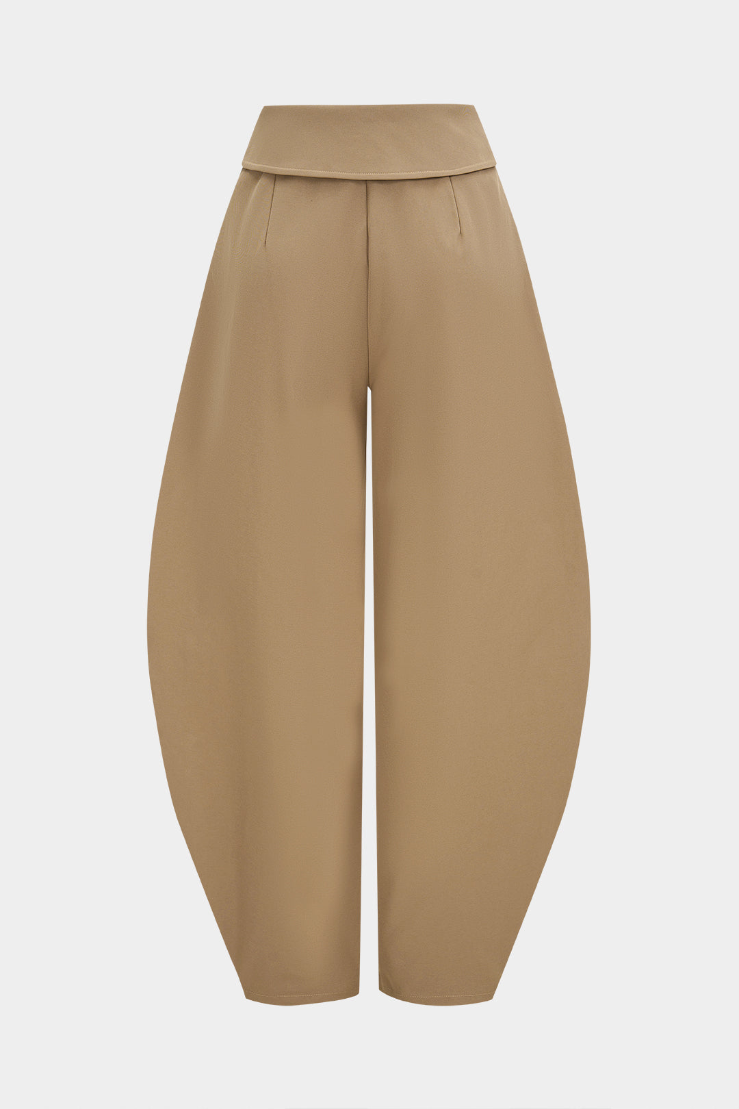 Broek met rits en wijde pijpen