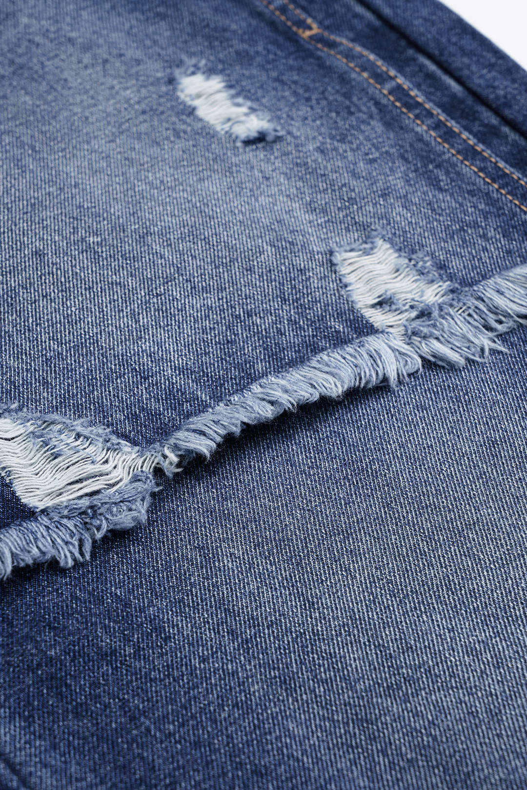 Patchwork jeans met rechte pijp
