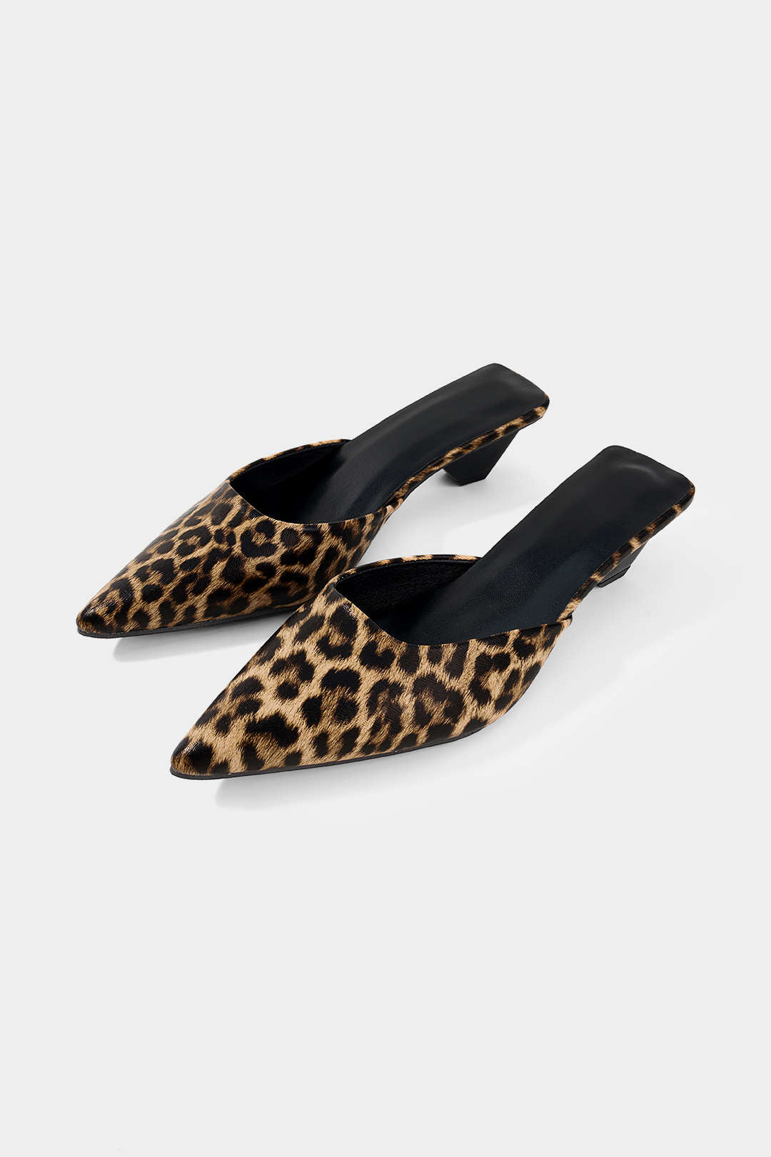 Luipaardprint sandalen
