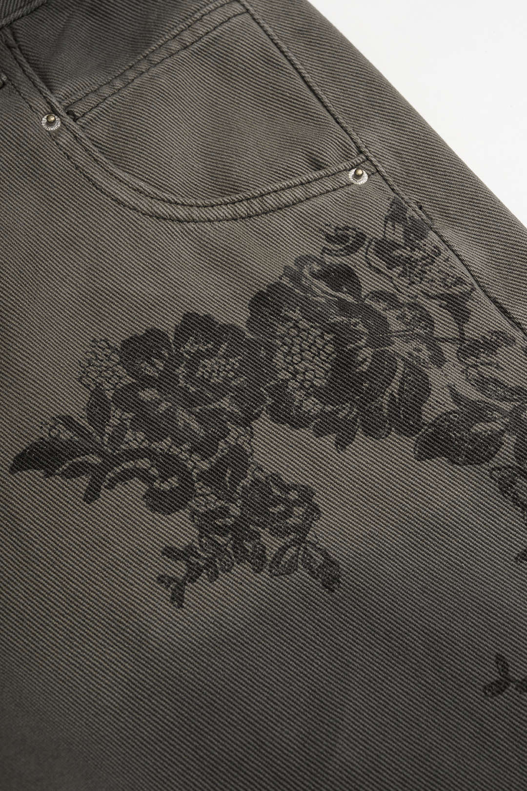 Selin - Bloemenprint jeans