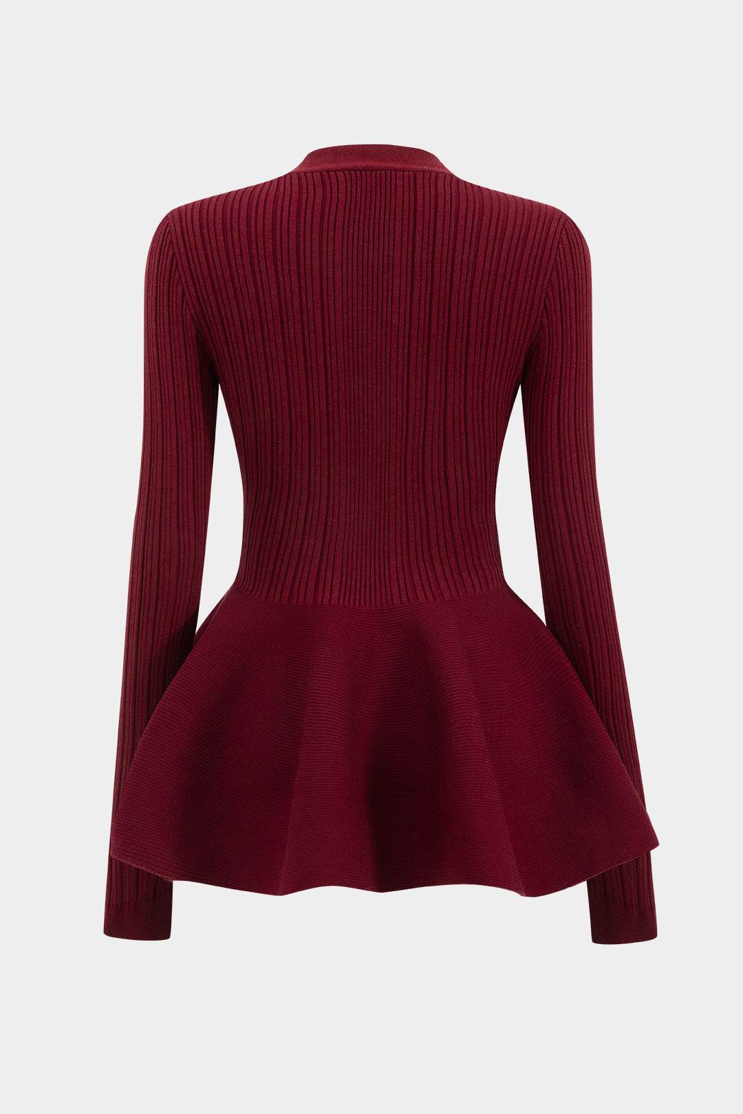 Effen vest met V-hals