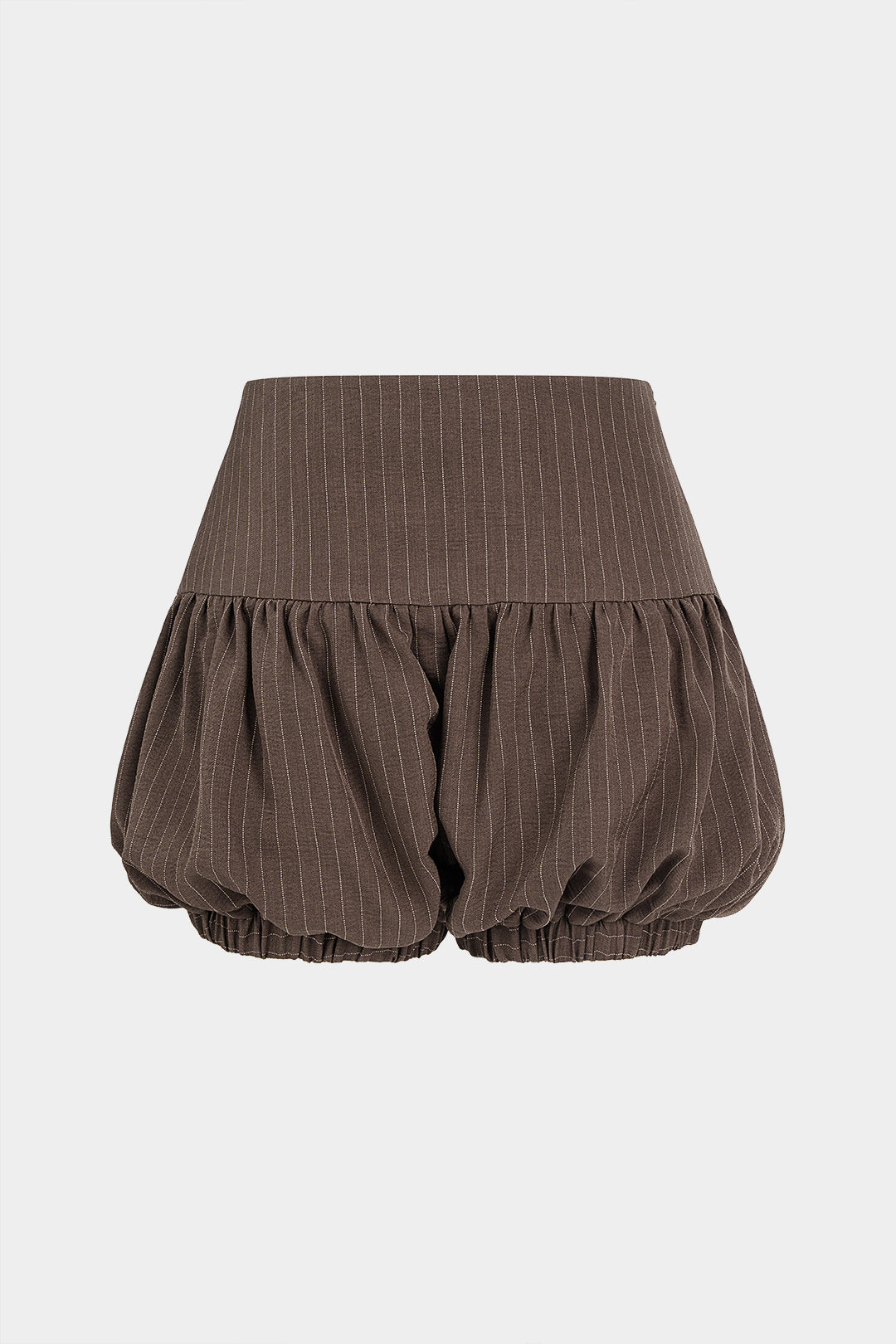 Gestreepte short met ruches