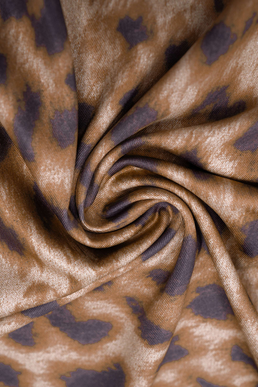 Luipaardprint patchwork minijurk met kant en open rug