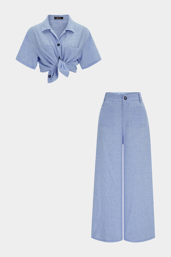 Gaia - Set met blouse en broek
