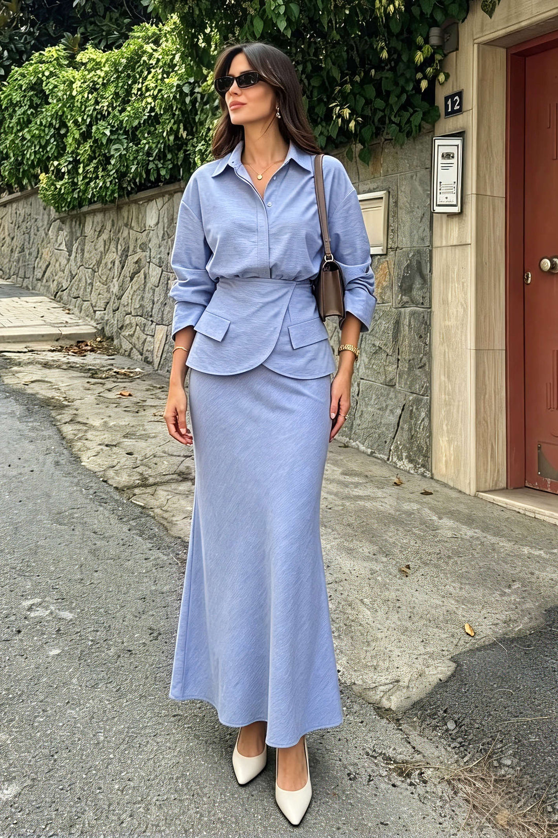 Sterre - Set met blouse en rok