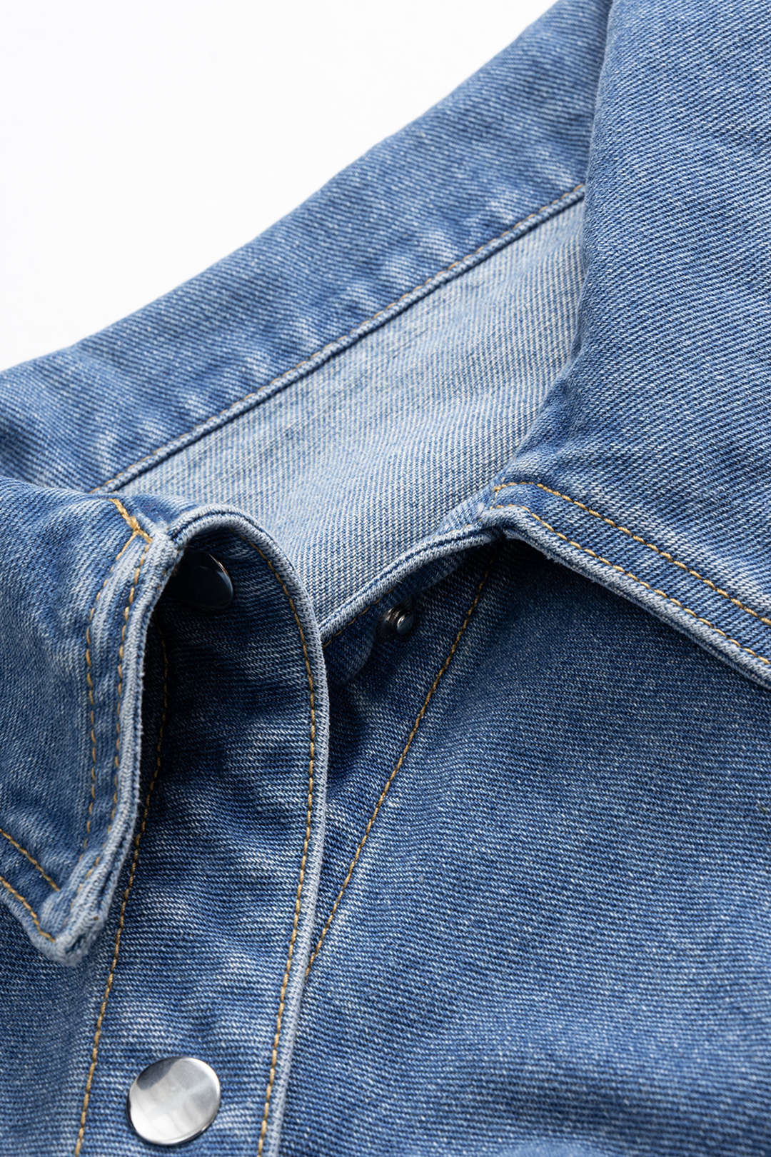 Denim asymmetrisch jasje met rits en lange mouwen