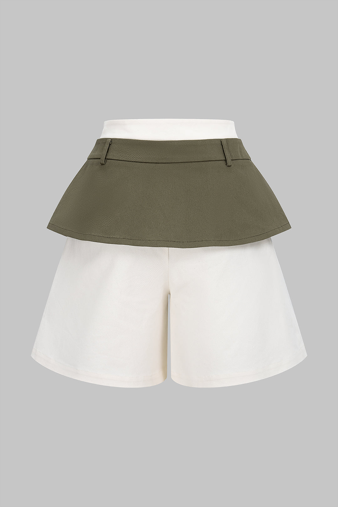 Short met rits en hoge taille