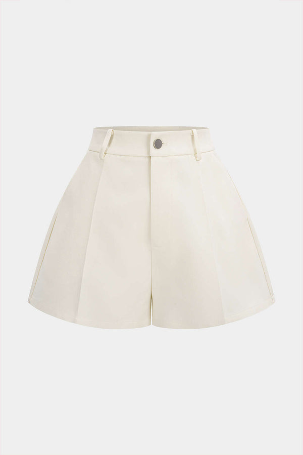 Thea - Effen short met wijde pijpen