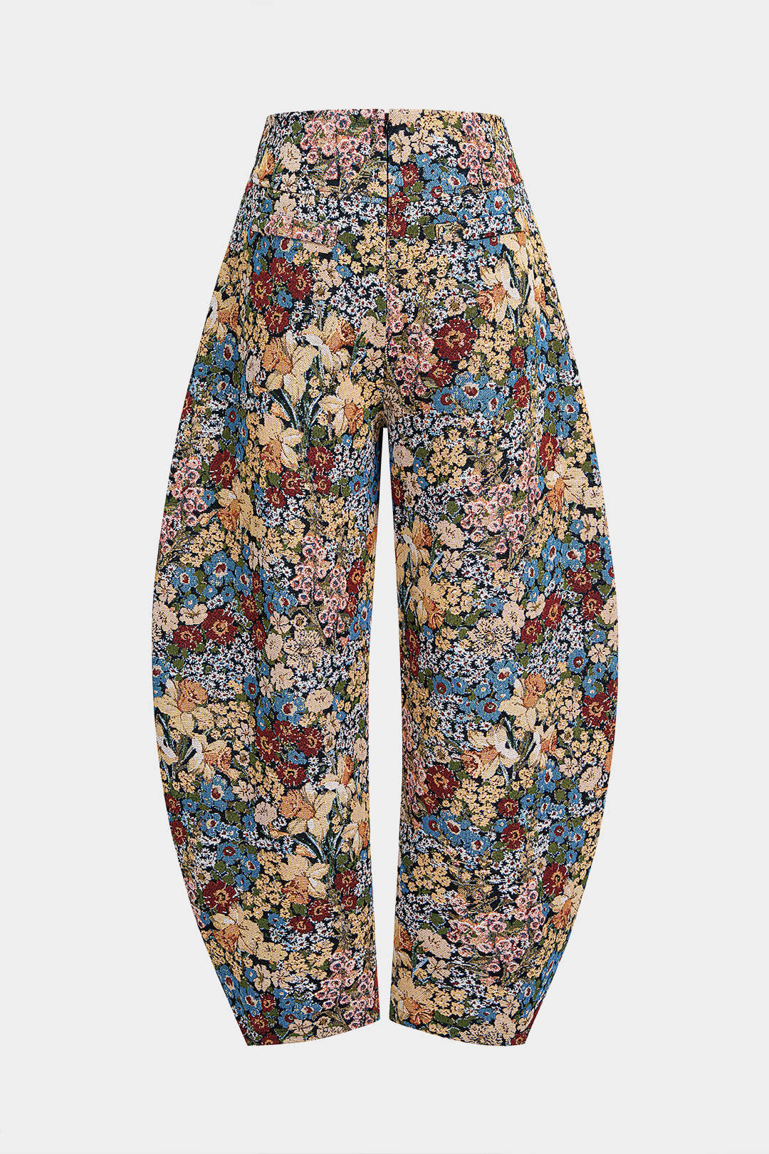 Jacquard broek met ballonmodel