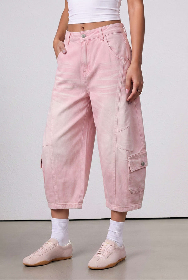 Vera - Denim short met zakken