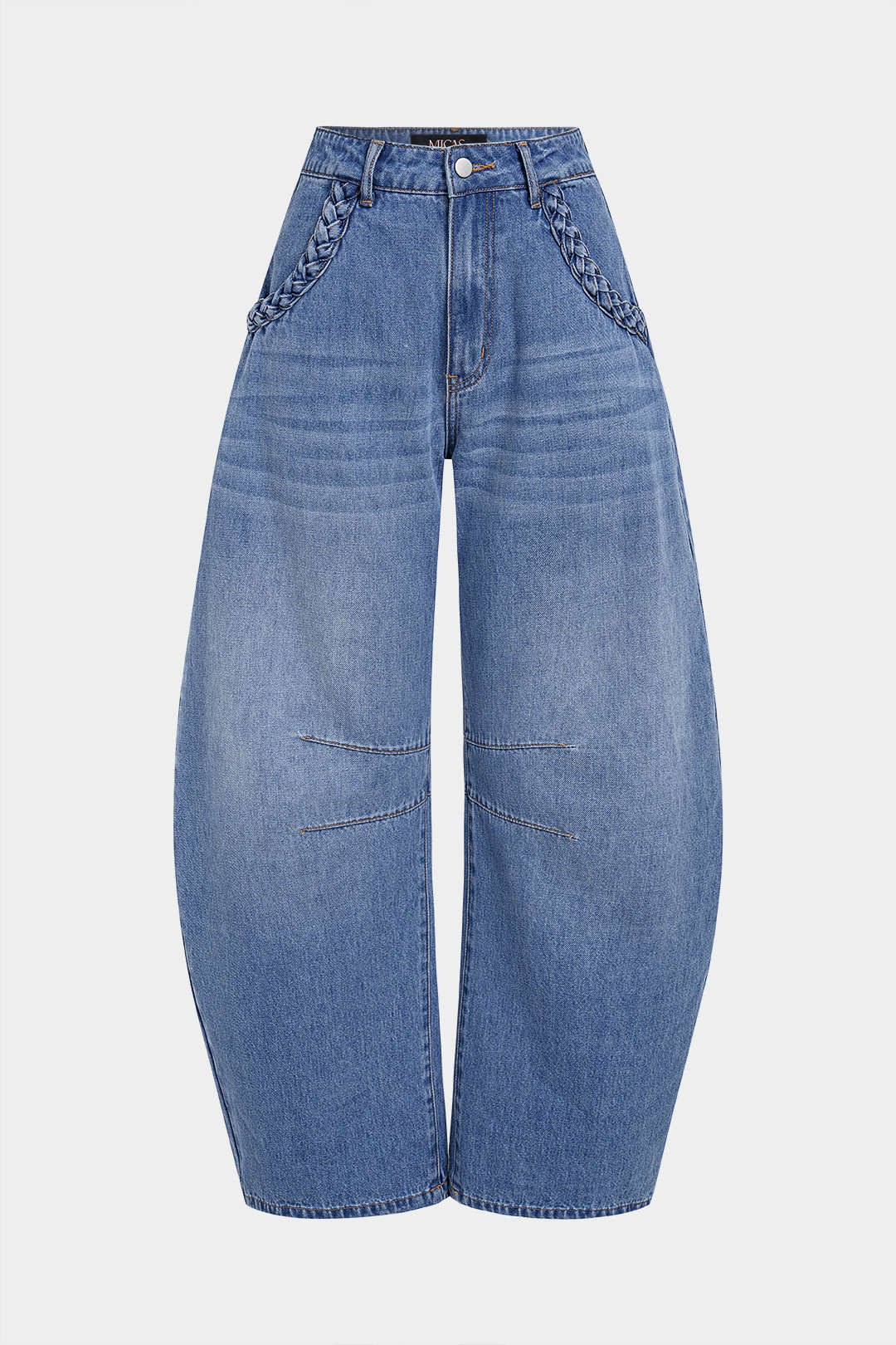 Thea - Jeans met zakken en rits