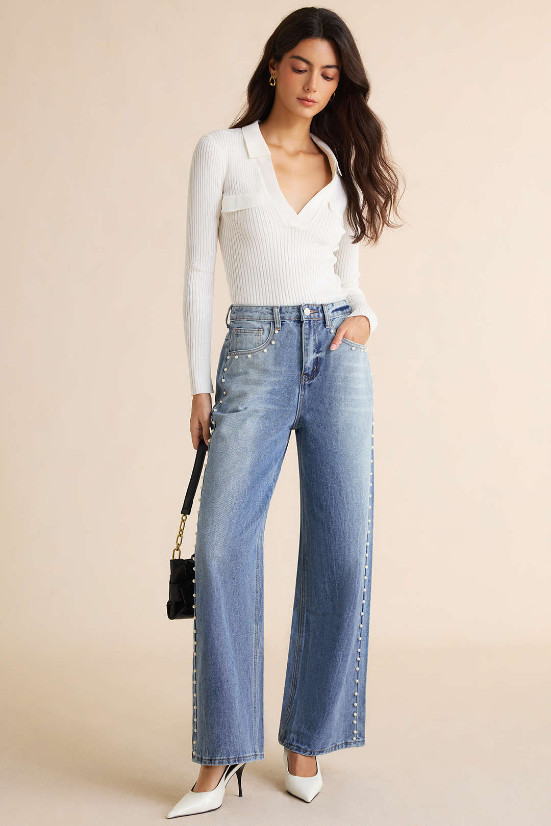 Jeans met rechte pijp