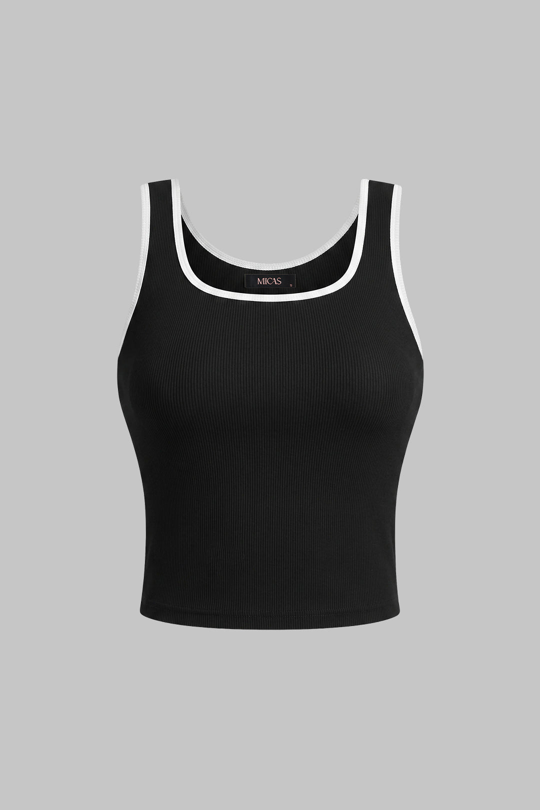 Tanktop met vierkante hals