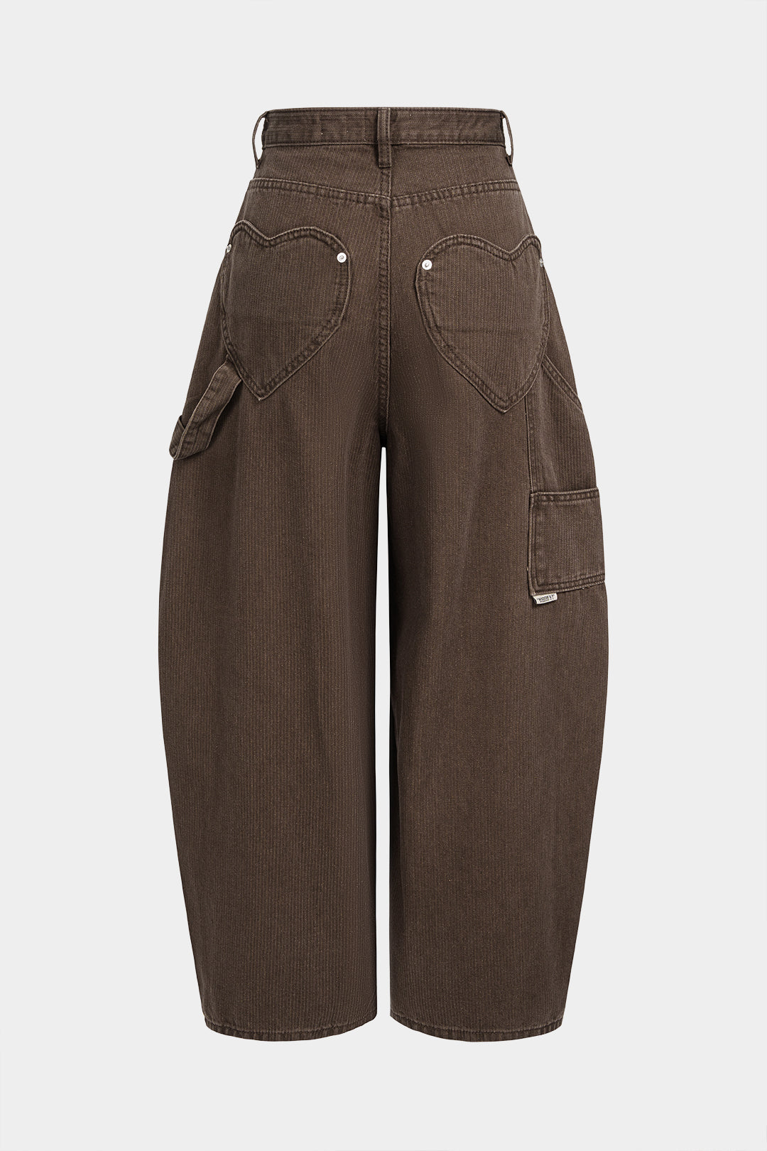 Gestreepte jeans