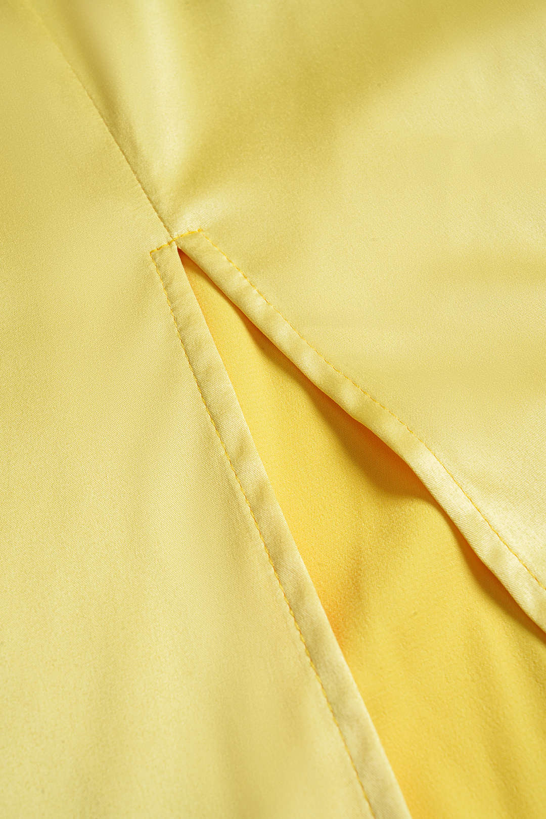 Chiffon satijnen rok met ruches en gedraaid detail