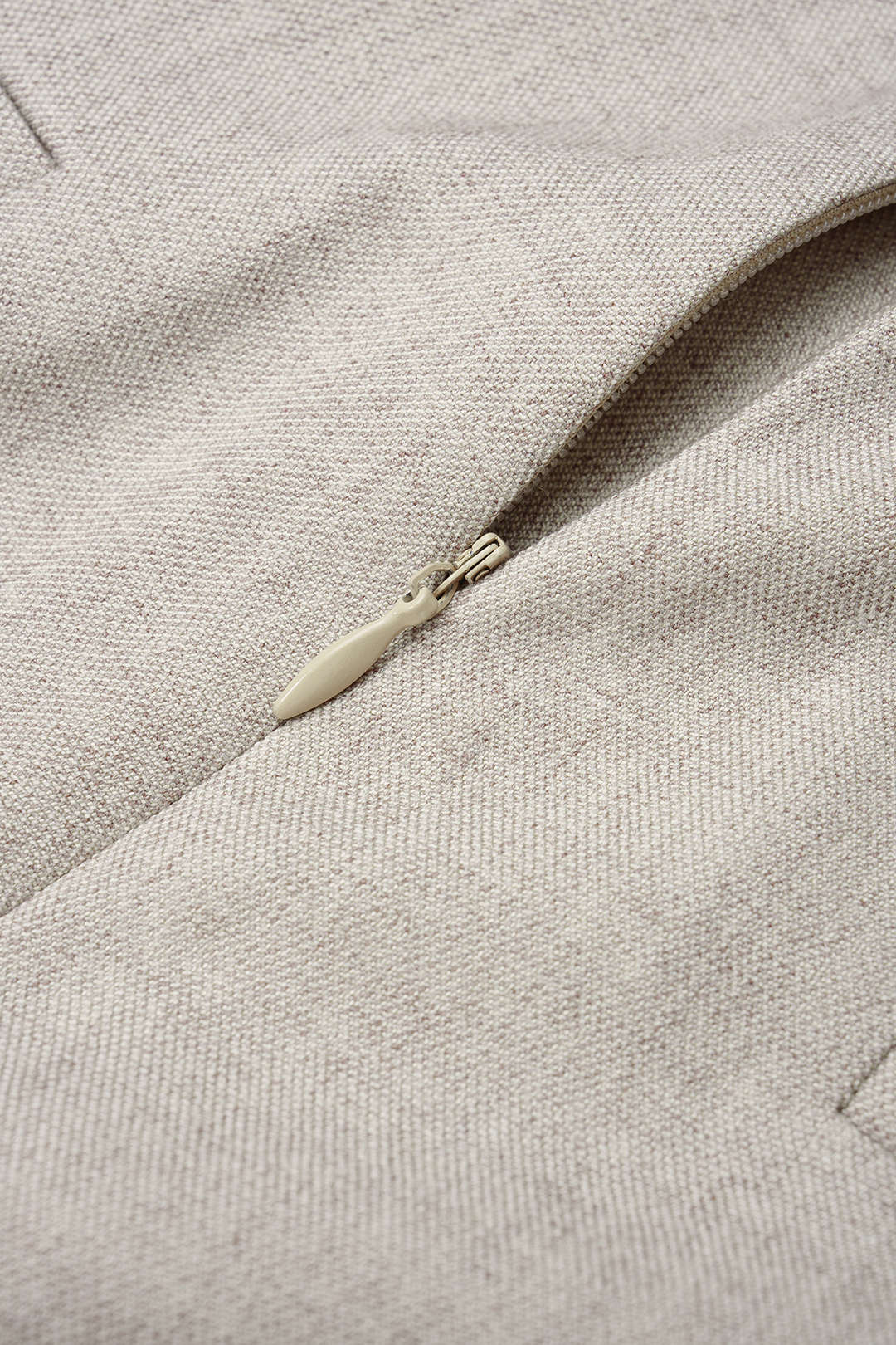 Asymmetrische metallic broek
