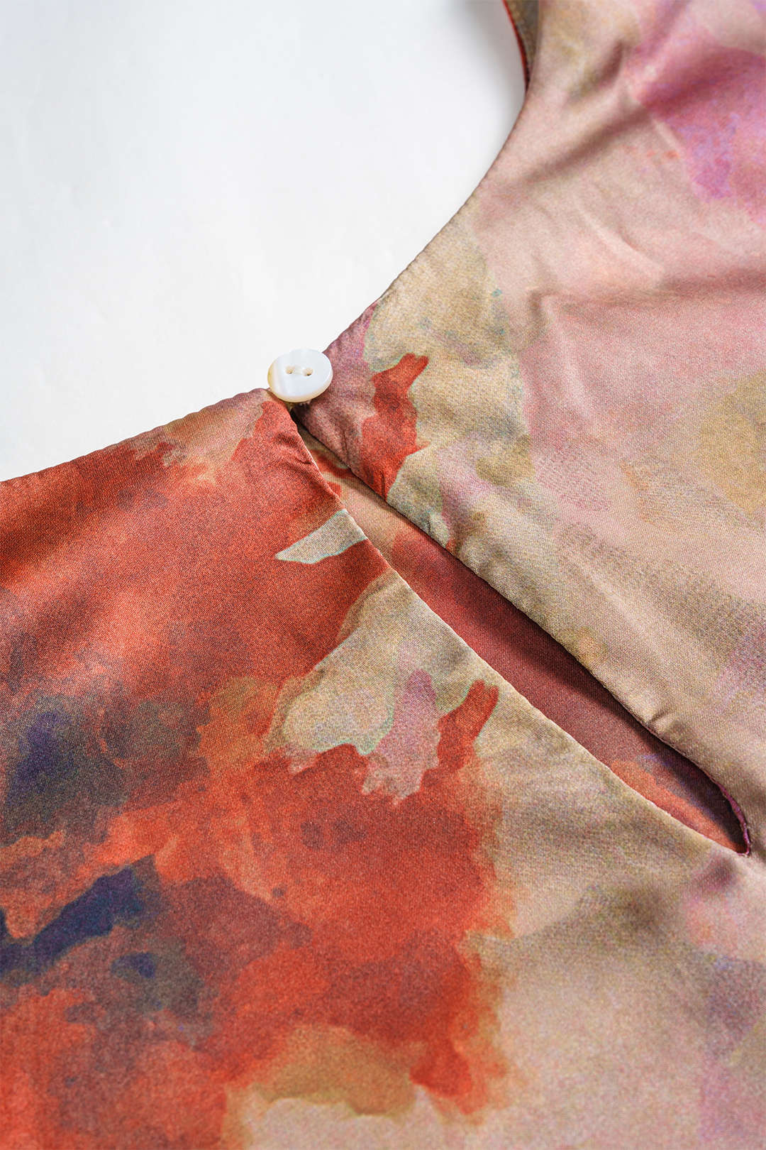 Midijurk met ruches en korte mouwen