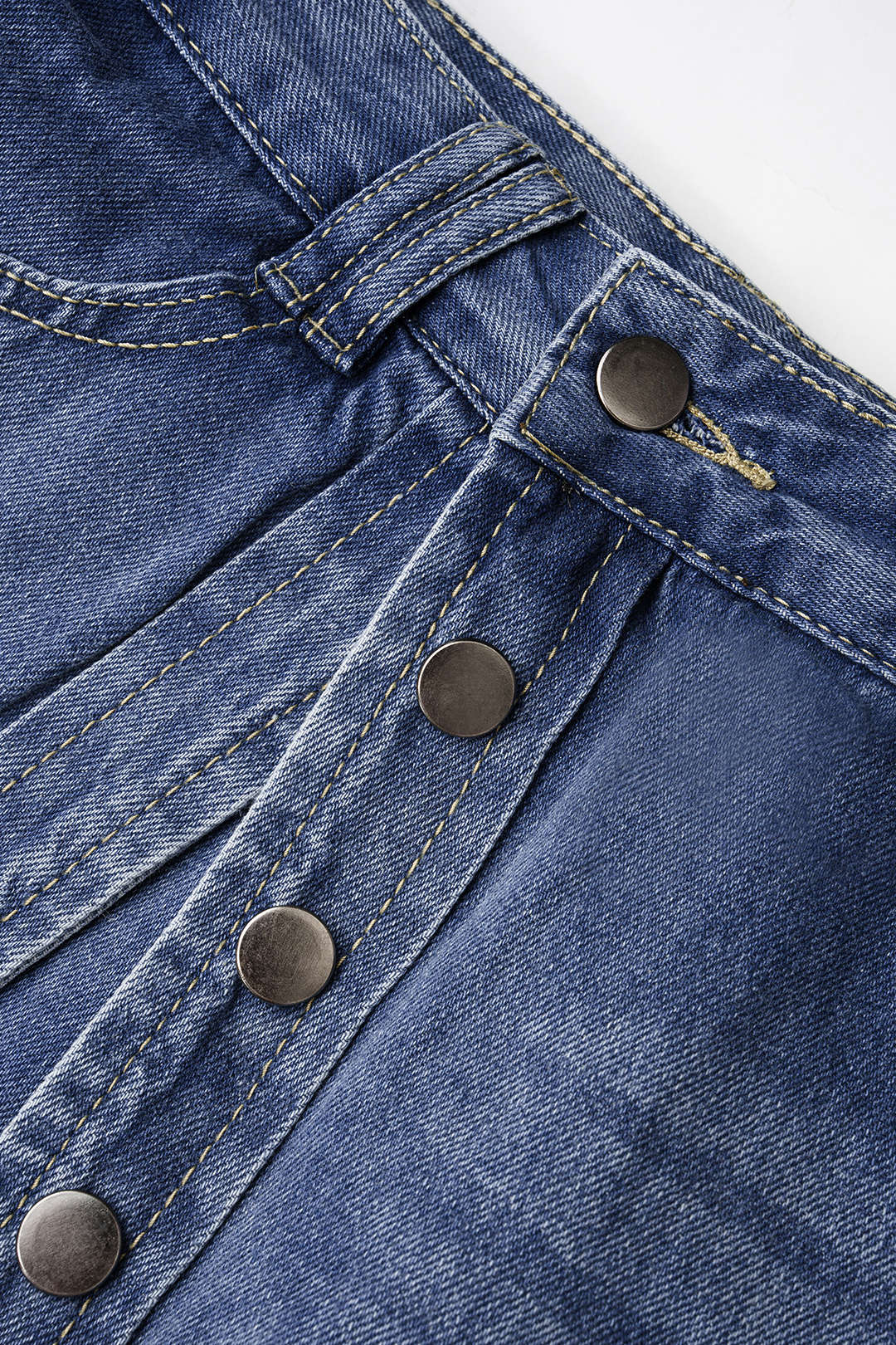 Vesna - Jeans met hoge taille en wijde pijpen