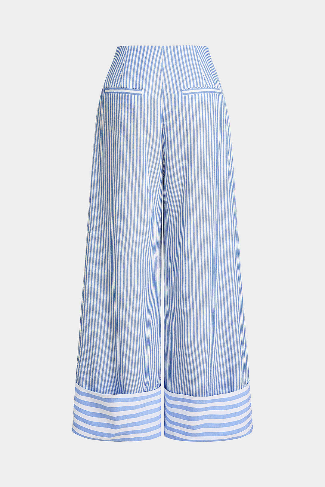 Anouk - Gestreepte broek met rechte pijp